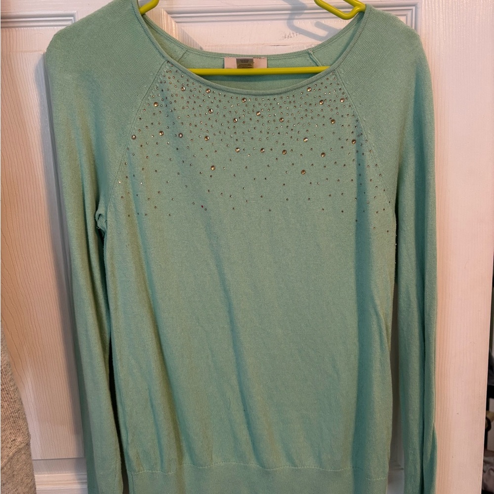 Women's Mint Green Sweater